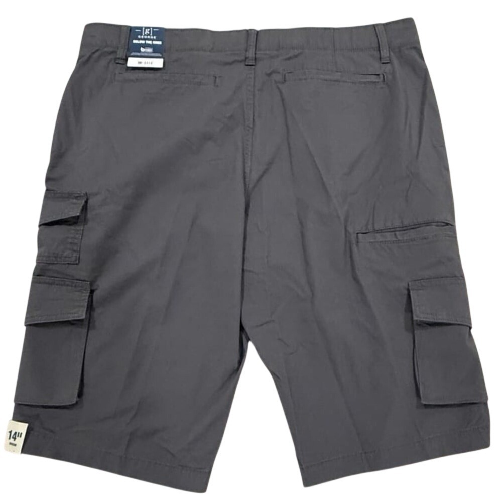 George Cargo‎ Shorts Below Knee Charcoal Gray Size 40 - Picture 3 of 8